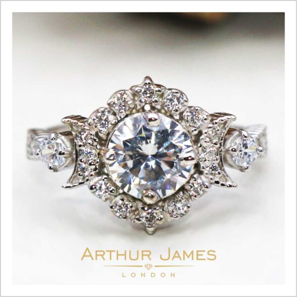 Trio Ring Set - Him & Her Custom Made Jewelry Arthur James London