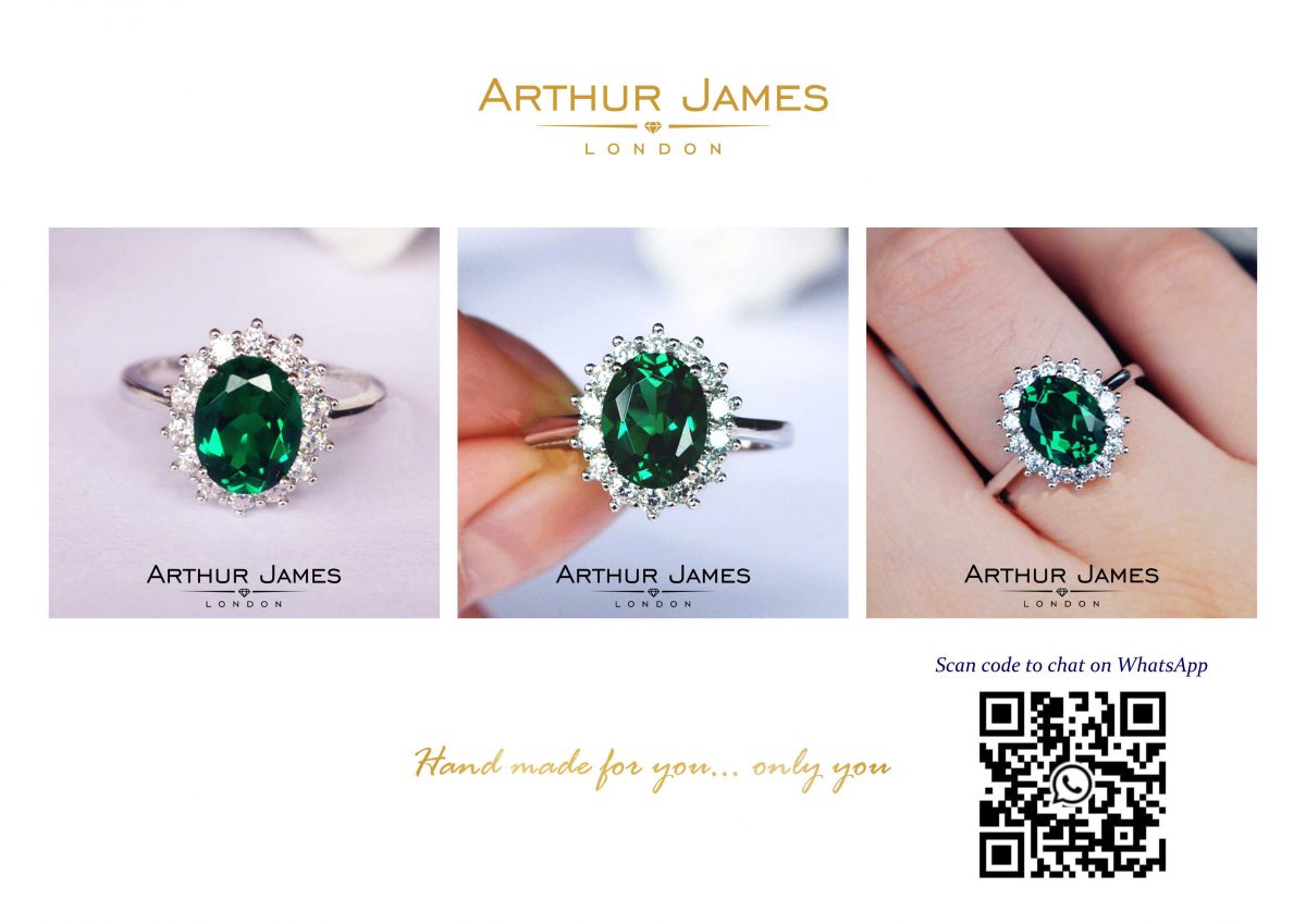 Oval Cut Green Emerald Diamond Halo Women's Ring